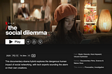 “The Social Dilemma” Netflix Documentary- Is There Really a “Dilemma?”