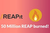 REAP Token BURN UPDATE!