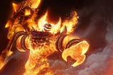 Ragnaros from the Molten Core Raid