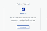 Selenium IDE — Giriş