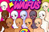 Crypto Waifu NFT project has revealed the faces of the GEN 1 NFT waifus!