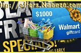Advantages Of Walmart Gift Cards by William R. Nabaza of www.Nabaza.com