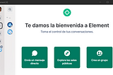 Conecta Element con Fedora: