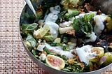 Figs and White Peach Salad