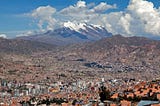 At La Paz, Bolivia … “World’s Highest Capital City”