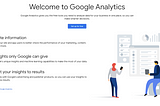 How to use Google Analytics and track unique visitors to your portfolio website?