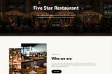 What makes a great restaurant website