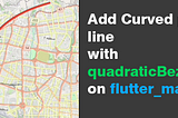 How to add curved line between origin and destination in flutter_map