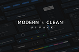 Modern and Clean UI Pack 1.1 — Complete UI pack for unity