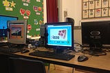 Raspberry Pi computers in Natasha’s kindergarten classroom
