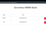 Deploy MERN app with AWS S3, Lambda, CloudFront, and Route 53.