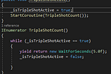 Day 13 of my Developer Journey: Tripleshot powerup implementation