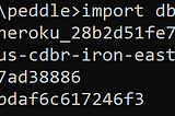 Import MySQL database to Heroku with one command… import db.sql