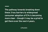 Breaking down the EV barriers — Vehicle range, price, charging infrastructure