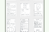 Paper sketching, Low-fidelity wireframing in Figma