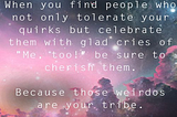 Find your tribe!