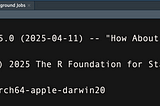 What is New in R 4.5