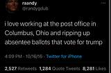 Fake News: Postal Worker Destroying Republican Ballots.