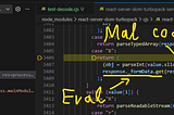 And then, and then, and then … give me the (react2)shell