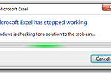 Why does Excel crash all the time?