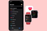 Apple Health app on iPhone and Apple Watch