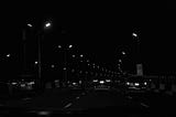 A picture of third mainland bridge lagos nigera at night