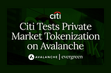 Citi, Avalanche Evergreen Subnet ‘Spruce’ ile Özel Piyasalarda Tokenizasyonun Faydalarını Test…