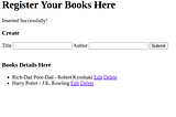 ||Small Book Store App||