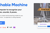 Teachable Machines v2 landing page