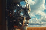 An AI looking out a window