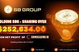 🔥[BREAKING NEWS] Holding SBG — Sharing over $252,634.00 from net profit of Coinscasino.io 🔥