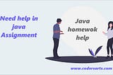 Java homework help