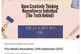 Open Creativity Thinking Neurodivsty  (The Truth Behind)