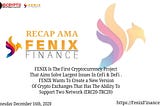 RECAP AMA IDCRYPTO X FENIX FINANCE