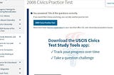 Civics practice test