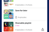 Customize playlists of podcast episodes with Breaker