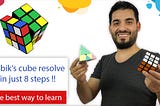 Rubik’s cube resolve in just 8 steps !!