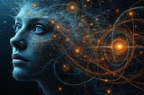 Artificial Intelligence will impact the EU AI Act. Woman with artificial brain
