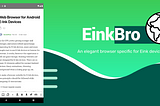 Web Browser for Android E-Ink Devices