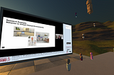 IEEEVR 2020 Conference with avatars and streaming presentations in a virtual space created by Mozilla Hubs