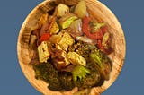 tofu vegan vegetable salad recipe