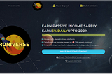 NEW RISING PROJECT — TRONIVERSE