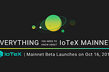 Alles, was man  über IoTeX’ Mainnet Beta wissen muss