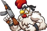 Dodging the Mafioso in ‘Chicken Town’.