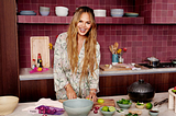 Chrissy Teigen cooks with dairy