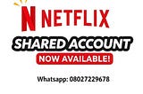 As subscription prices continue to rise, many Nigerians are looking for affordable ways to access the platform. One growing trend that’s taken root is shared Netflix accounts — and yes, they’re now available for sale in Nigeria.