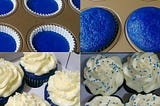 Yummy Blue Velvet Cupcakes Recipe For Dummies / No Mixer Needed