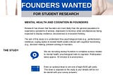 Do founders make good decisions?