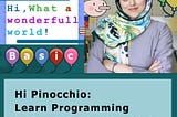 New Class: Hi Pinocchio! Learn Programming in Small Basic (Newbie)