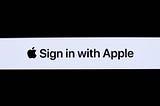 iOS 13 — Sign In with Apple ID